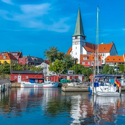 Etappe 1 der Radroute Nr. 10: Rønne – Allinge